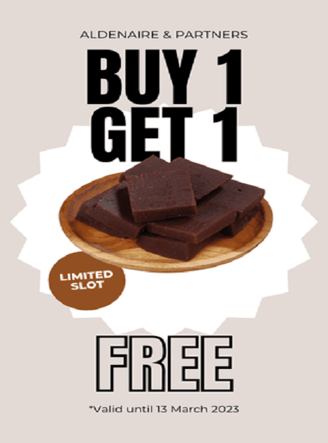 Promo BUY 1 GET 1